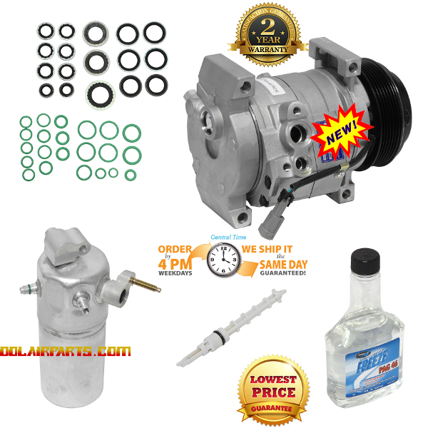 2001 - 2007 New Silverado 2500 HD DEVILLE EXPRESS SAVANA 1500 SIERRA  A/C Compressor 15106397 KIT